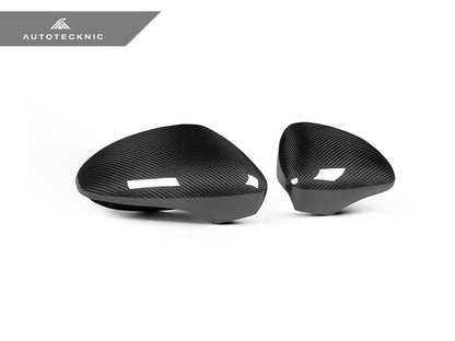 AutoTecknic Replacement Dry Carbon Mirror Covers - Porsche 971 Panamera - Graveyard Performance