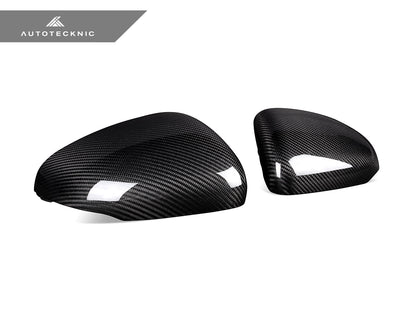 AutoTecknic Replacement Dry Carbon Mirror Covers - Mercedes-Benz V177 | W177 A-Class | W118 CLA-Class - Graveyard Performance