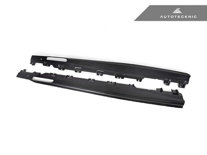 AutoTecknic Carbon Fiber Side Skirt Extension Set - F96 X6M | G06 X6 - Graveyard Performance