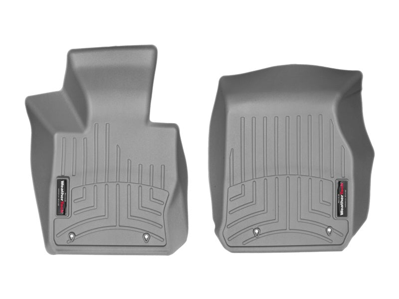 WeatherTech 2014+ BMW 2-Series Front FloorLiner - Grey - Graveyard Performance