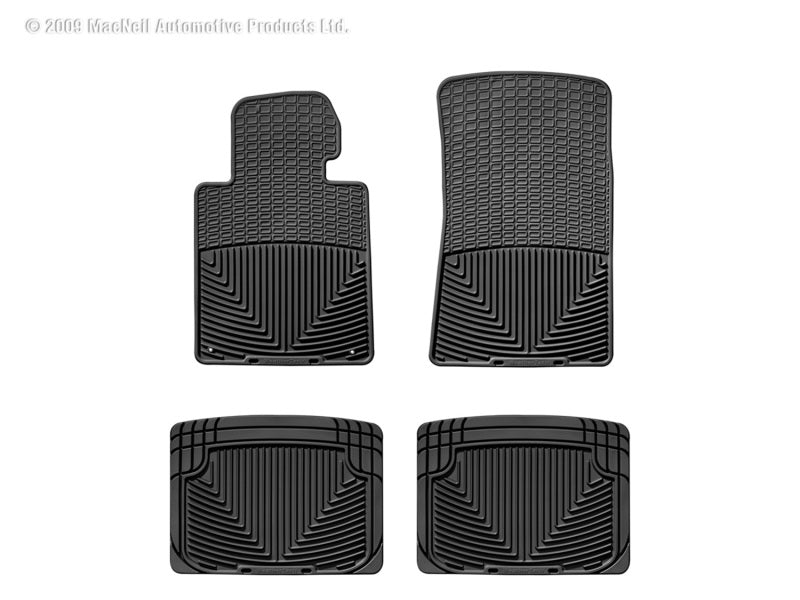 WT Rubber Mats - Rear - Blk - Graveyard Performance