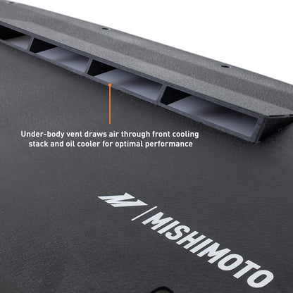 Mishimoto 2023+ Nissan Z Skid Plate Engine - Wrinkle Black - Graveyard Performance