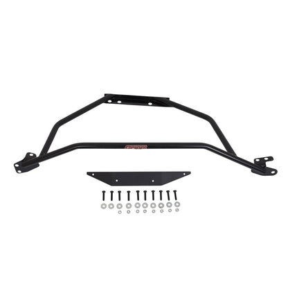 BBK 94-04 Mustang V6 GT Tubular Strut Tower Brace - Black Powdercoat Finish - Graveyard Performance