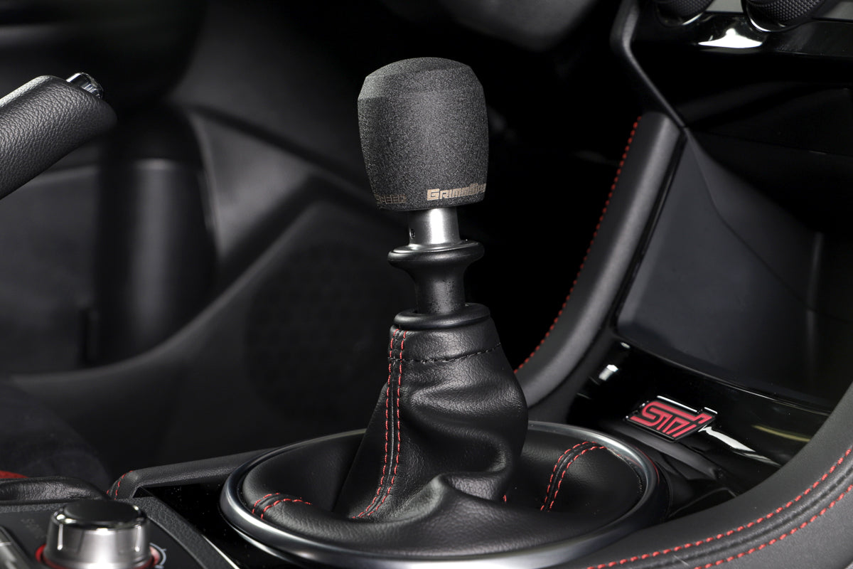 GrimmSpeed Stubby Shift Knob Stainless Steel Raw M12x1.25 Manual For Subaru/Ford