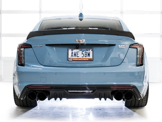 AWE Tuning 22-26 Cadillac CT5-V Blackwing SwitchPath Exhaust - Diamond Black Tips