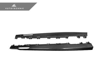 AutoTecknic Carbon Fiber Side Skirt Extension Set - F96 X6M | G06 X6 - Graveyard Performance