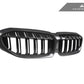 AutoTecknic Dry Carbon Fiber Dual-Slats Front Grilles - G20 3-Series Pre-LCI