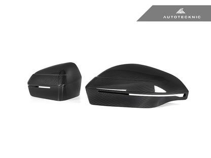 AutoTecknic Dry Carbon Fiber Mirror Cap Set - G60 5-Series | G70 7-Series - Graveyard Performance