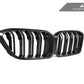 AutoTecknic Replacement Dry Carbon Front Grille - F87 M2 Competition