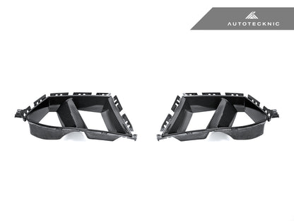 AutoTecknic Dry Carbon Front Bumper Lower Vent Set - G80 M3 | G82/ G83 M4 - Graveyard Performance