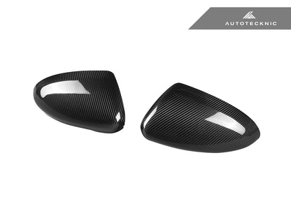 AutoTecknic Replacement Dry Carbon Mirror Covers - Toyota GR86 | Subaru BRZ 2022-Up - Graveyard Performance