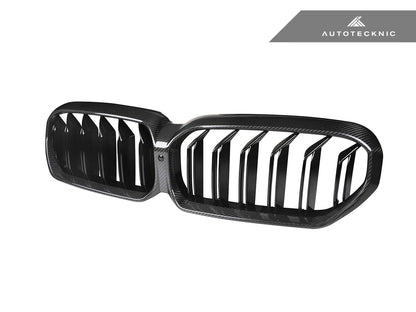 AutoTecknic Dry Carbon Fiber Dual-Slats Front Grilles - G30 5-Series LCI - Graveyard Performance