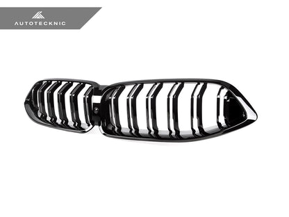AutoTecknic Dual-Slats Gloss Black Front Grille - G14/ G15/ G16 8-Series - Graveyard Performance