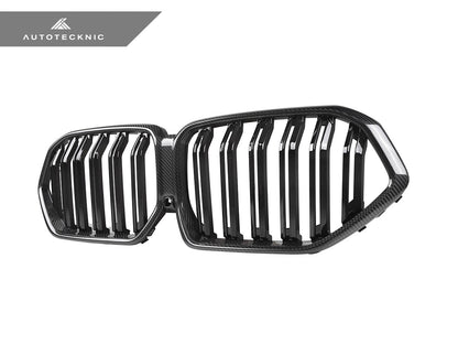 AutoTecknic Dual-Slat Carbon Fiber Front Grille - G06 X6 LCI - Graveyard Performance