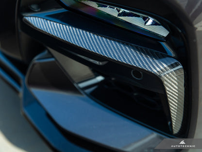 AutoTecknic Carbon Fiber Front Bumper Trim Set - G01 X3 | G02 X4 M40I Pre-LCI - Graveyard Performance