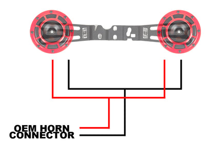 GrimmSpeed Wiring Harness for Hella Horns 15-2021 WRX/STI - Graveyard Performance