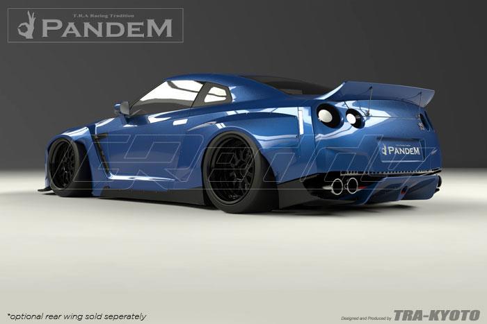 GReddy Nissan GTR R35 Version 2 Pandem X Rocket Bunny Rear Under Diffuser - Graveyard Performance