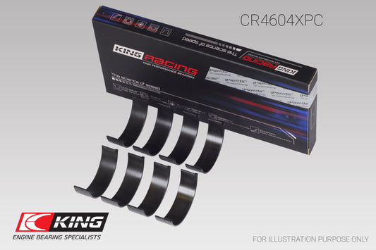 King Ford 2.3L Duratec Mazda L3-VDT MZR Turbo (Size 0.25) pMaxKote Coated Connecting Rod Bearing Set