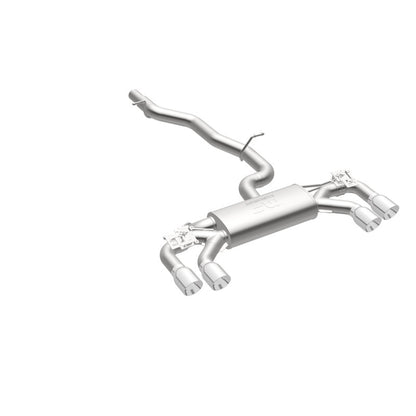 MagnaFlow Sys C/B 2015-2017 Volkswagen Golf R 3in Polished SS Quad Tip Split Rear Exit - Graveyard Performance