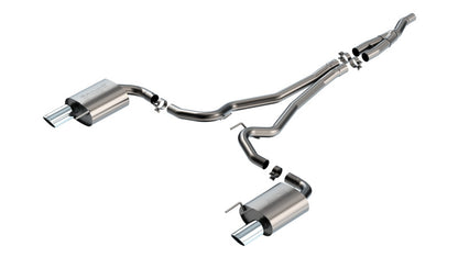 Borla 2024 Ford Mustang 2.3L Ecoboost 2.50 S-TYPE Catback Exhaust - Non-Active - Graveyard Performance