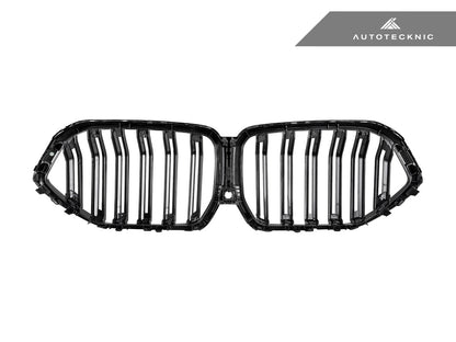 AutoTecknic Dual-Slat Carbon Fiber Front Grille - G06 X6 LCI - Graveyard Performance