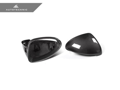 AutoTecknic Replacement Dry Carbon Mirror Covers - Porsche 958.2 Cayenne - Graveyard Performance