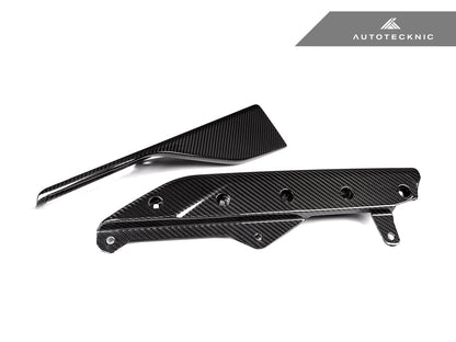 AutoTecknic Carbon Fiber Side Skirt Winglets - G42 2-Series - Graveyard Performance