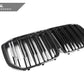 AutoTecknic Dual-Slats Dry Carbon Front Grille - G07 X7 Pre-LCI