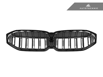 AutoTecknic Dry Carbon Fiber Dual-Slat Front Grille - G20 3-Series LCI - Graveyard Performance
