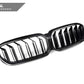 AutoTecknic Dry Carbon Fiber Dual-Slats Front Grilles - G30 5-Series LCI