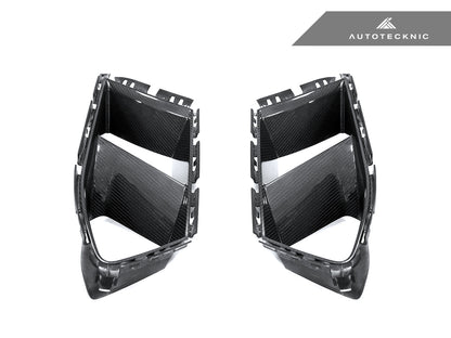 AutoTecknic Dry Carbon Front Bumper Lower Vent Set - G80 M3 | G82/ G83 M4 - Graveyard Performance