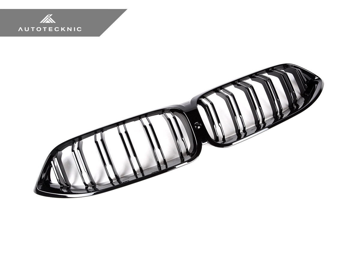 AutoTecknic Dual-Slats Gloss Black Front Grille - G14/ G15/ G16 8-Series - Graveyard Performance