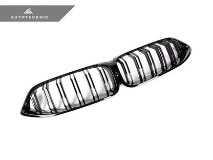 AutoTecknic Dual-Slats Gloss Black Front Grille - G14/ G15/ G16 8-Series - Graveyard Performance