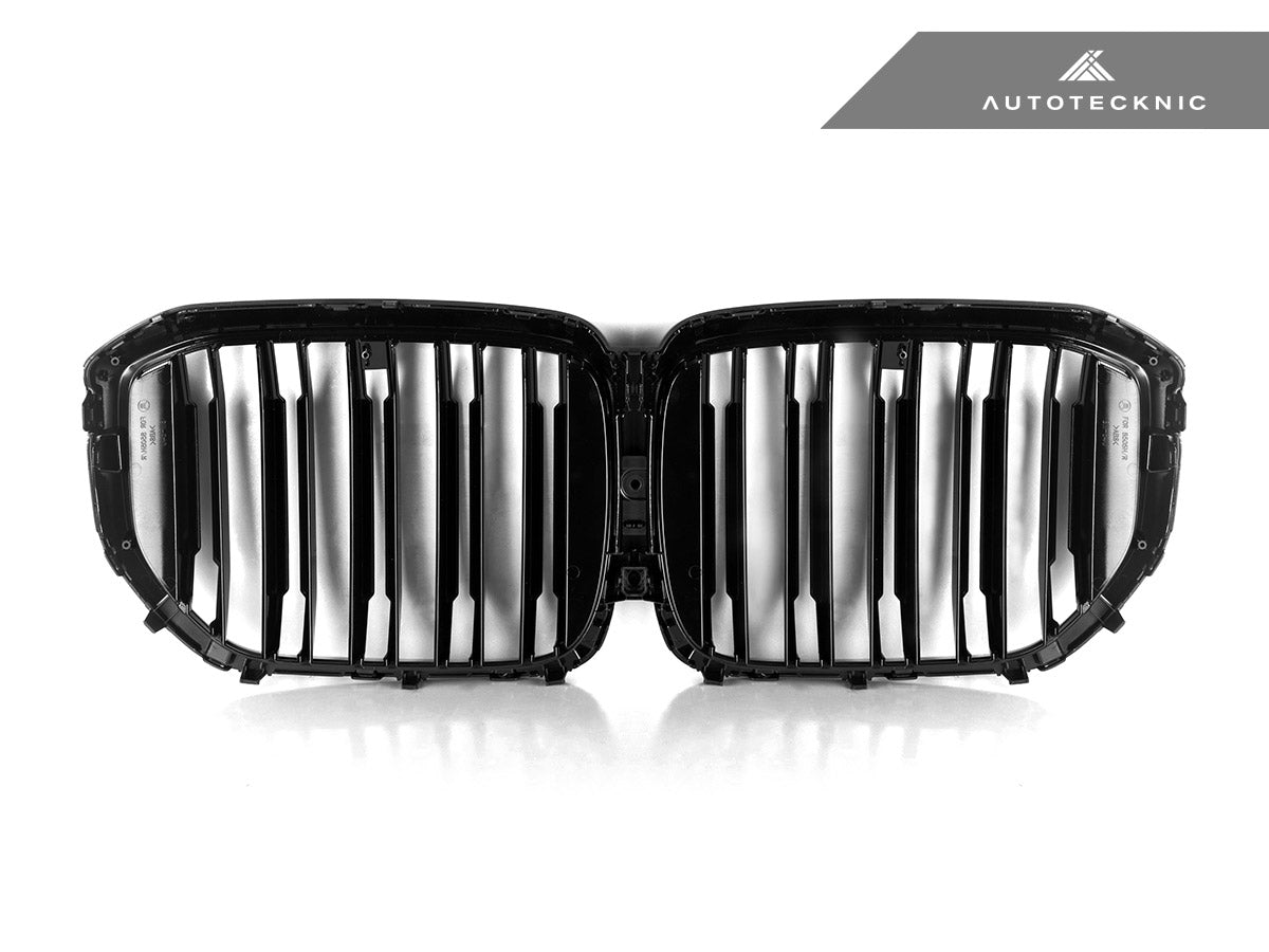 AutoTecknic Dual-Slat Gloss Black Front Grille - G05 X5 LCI - Graveyard Performance