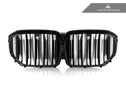 AutoTecknic Dual-Slat Gloss Black Front Grille - G05 X5 LCI - Graveyard Performance