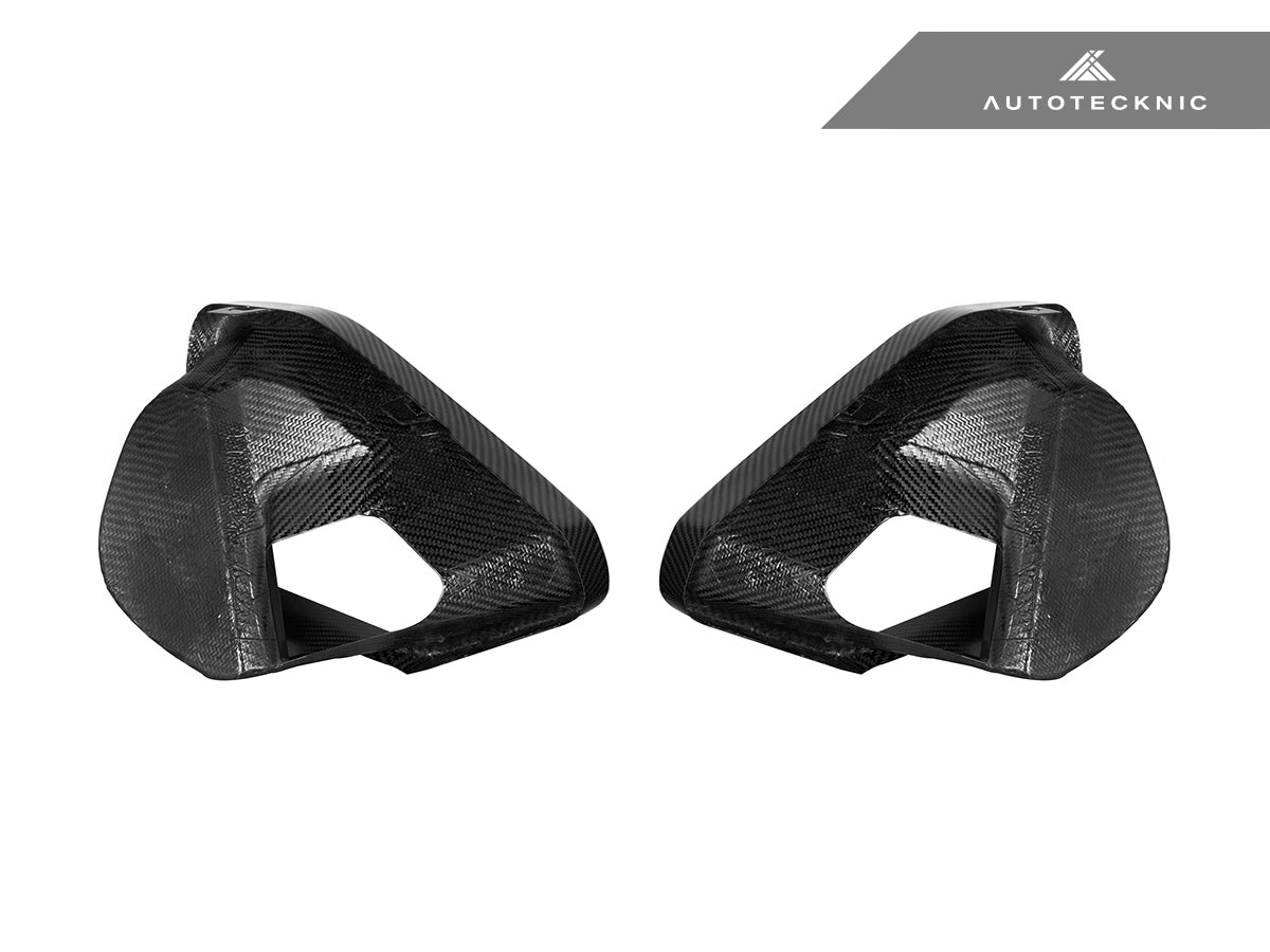 AutoTecknic Carbon Fiber Front Bumper Air Vent Set - G06 X6 M-Sport LCI - Graveyard Performance
