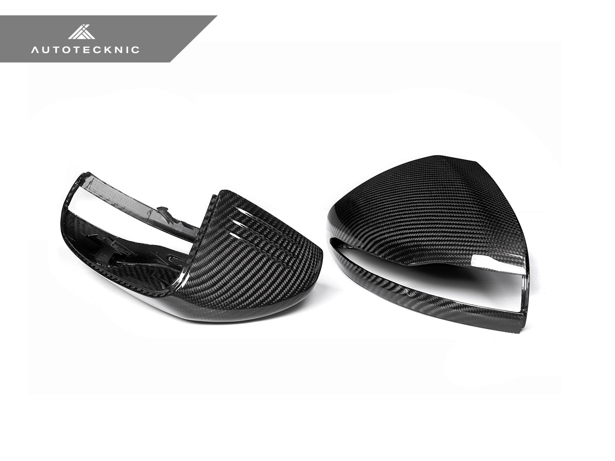 AutoTecknic Replacement Version II Dry Carbon Mirror Covers - Mercedes-AMG X290 GT43 | GT50 | GT53 | GT63
