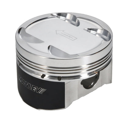 Manley 03-06 Evo 8/9 (7 Bolt 4G63T) 86mm +1mm Over Bore 8.5:1 Dish Pistons w/ Rings - Graveyard Performance