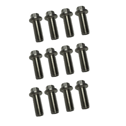 Kooks Early Ford Coyote  Header Bolt Kit (Coarse Thread) Qty 16 - M10 - 1.50 x 25mm Bolts - Graveyard Performance