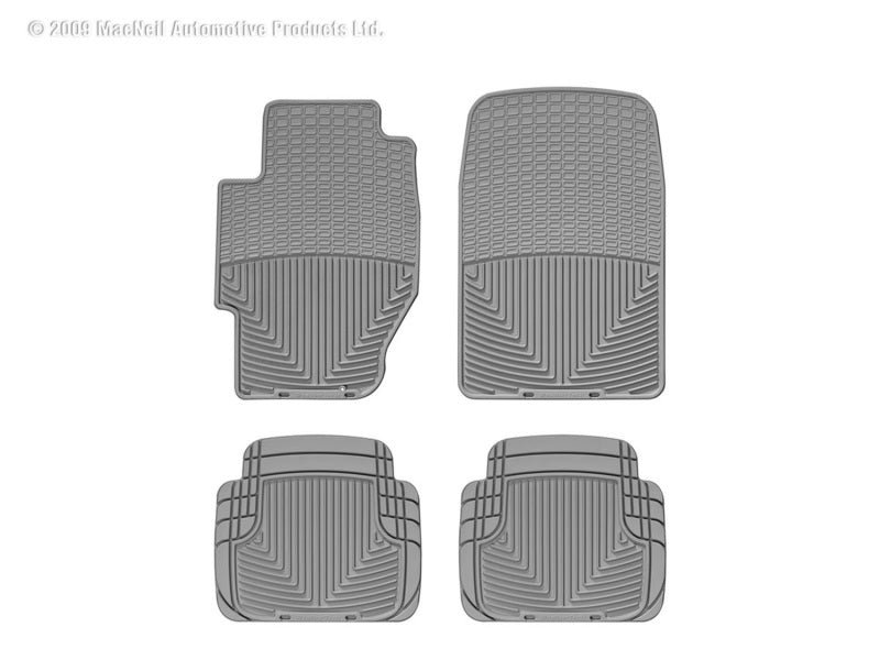 WT Rubber Mats - Front - Grey - Graveyard Performance