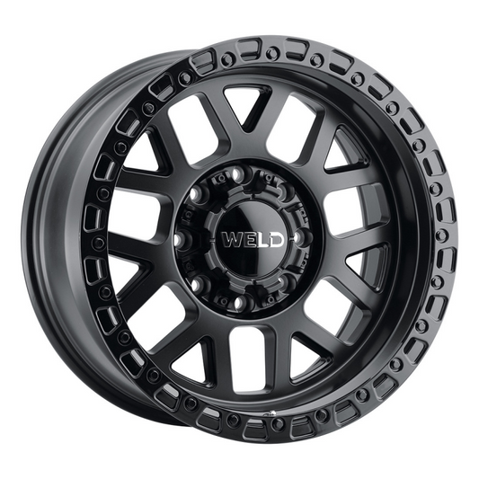 Weld Cinch 20x9 / 8x180 / 5 BS / 124.3 HB - Satin Black - Non-BL Wheel - Graveyard Performance
