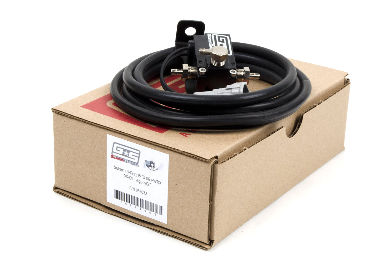 GrimmSpeed Boost Control Solenoid For Subaru 08-14 WRX 05-09 LGT/OBXT 9-13 FXT - Graveyard Performance