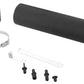 Spectre Universal Intake Tube Kit 3in. - Aluminum - Black