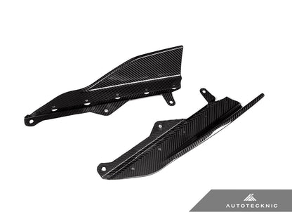 AutoTecknic Carbon Fiber Side Skirt Winglets - G42 2-Series - Graveyard Performance