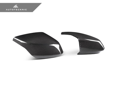 AutoTecknic Replacement Dry Carbon Mirror Covers - Chevrolet C8 Corvette - Graveyard Performance
