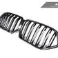 AutoTecknic Dual-Slat Carbon Fiber Front Grille - G06 X6 LCI