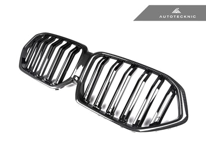 AutoTecknic Dual-Slat Carbon Fiber Front Grille - G06 X6 LCI - Graveyard Performance