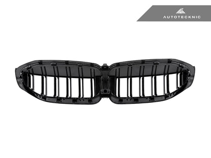 AutoTecknic Dry Carbon Fiber Dual-Slats Front Grilles - G20 3-Series Pre-LCI - Graveyard Performance