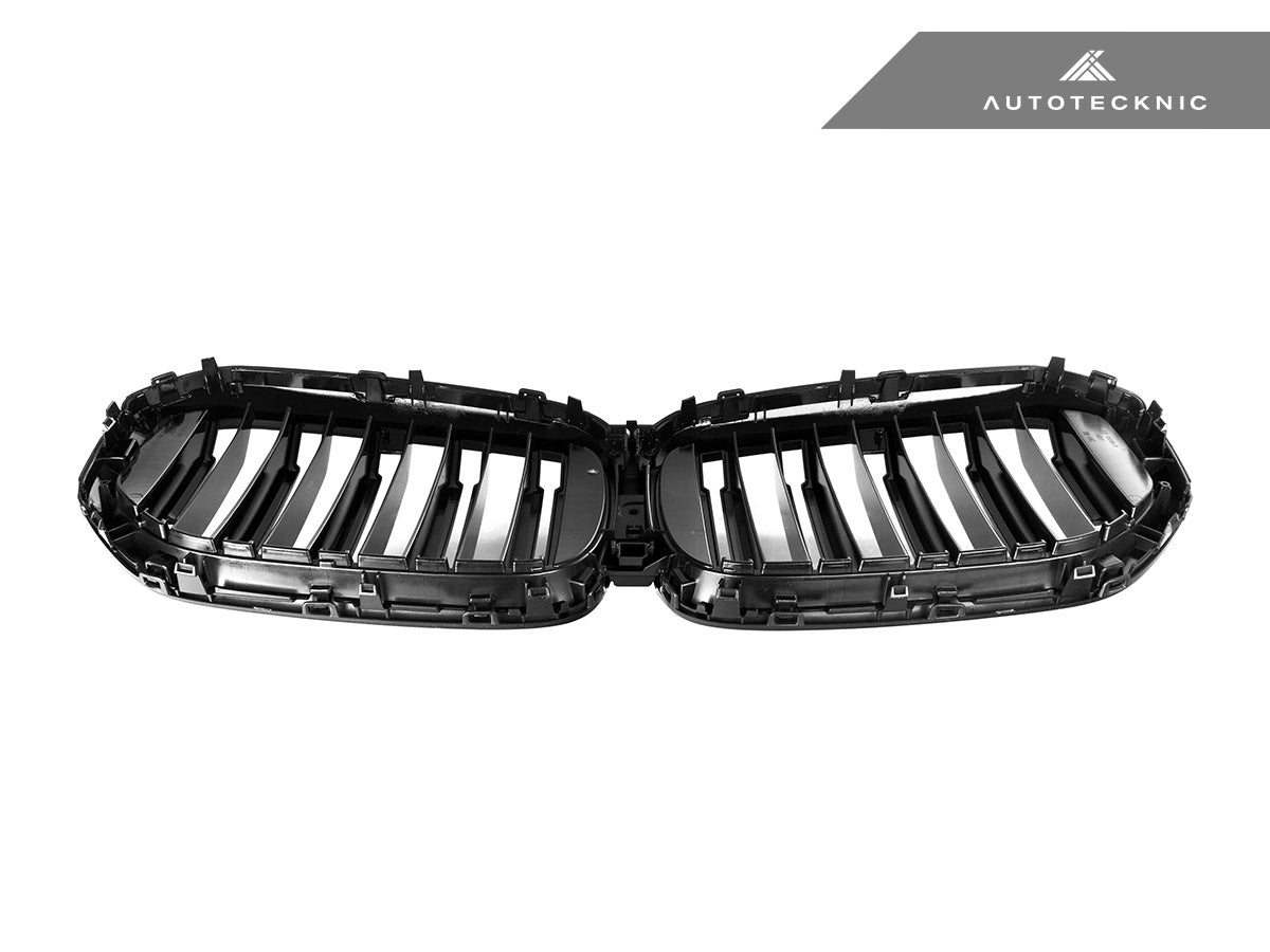 AutoTecknic Dual-Slat Gloss Black Front Grille - G05 X5 LCI - Graveyard Performance