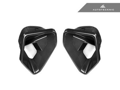 AutoTecknic Carbon Fiber Front Bumper Air Vent Set - G06 X6 M-Sport LCI - Graveyard Performance